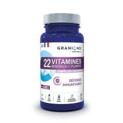 22 vitamines minéraux et plantes 90 comprimés Granions