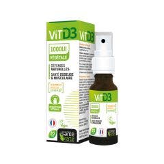 Vitamine D3 VÉGÉTALE 1000UI 20ml Sante Verte
