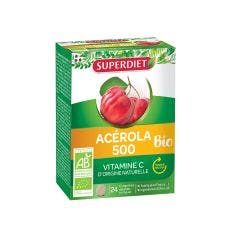 Acérola 500 Bio 24 comprimés Superdiet