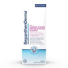 Derma Crème Riche Réparatrice Corps Tube 200ml Bepanthen