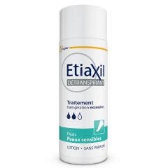 Lotion Pieds 100ml Detranspirant Peaux Sensibles Etiaxil