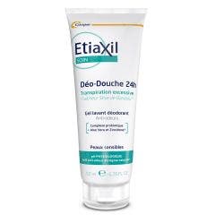 Déo-douche 24h Transpiration Excessive 200ml Soin douche Peaux Sensibles Etiaxil