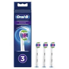 Brossette Avec CleanMaximiser x3 3D White Oral-B