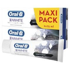 Whitening Therapy Nettoyage Intense Dentifrice 2x75ml 3D White Oral-B