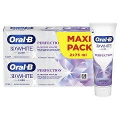 Dentifrice Perfection 2x75ml Luxe Blancheur avancée Oral-B