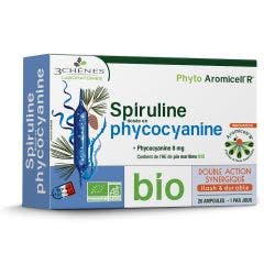 Ampoules Spiruline Phycocyanine Bio x20 3 Chênes
