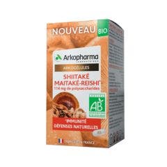 Shiitaké Maitaké-Reishi Bio x40 gélules Arkogélules Arkopharma