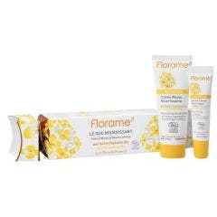 Duo nourrissant Crème Mains et Baume Lèvres Bio 50ml + 15ml Nutrition Florame