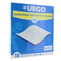 Compresses Stériles Non Tissées 10cmx10cm Boite de 10 Urgo