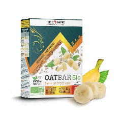 Oat Bar Bio 6 barres de 55g Snacking Healthy Goût Banane Eric Favre 6 barres de 55g Snacking Healthy Goût Banane Eric Favre
