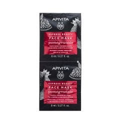 Masque Visage Radiance & Vitalité à la Grenade 2x8ml Express Beauty Apivita