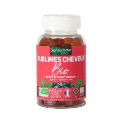 Sublimes Cheveux Bio 60 gummies Santarome