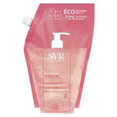 Eco Recharge Gel Lavant 1L Topialyse Apaisant Hydratant 24h Protection Anti-Dessèchement Svr