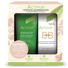 COFFRET BB crème claire 30ml & Gel moussant 100ml 130ml Actipur Noreva