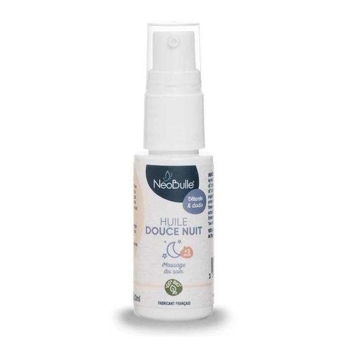 Huile Douce Nuit, massage du soir 20ml Soins Détente & Dodo Neobulle