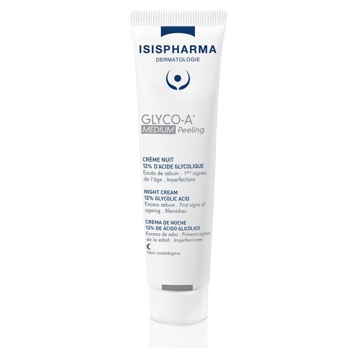 Crème de nuit peeling 12% d'acide glycolique MEDIUM