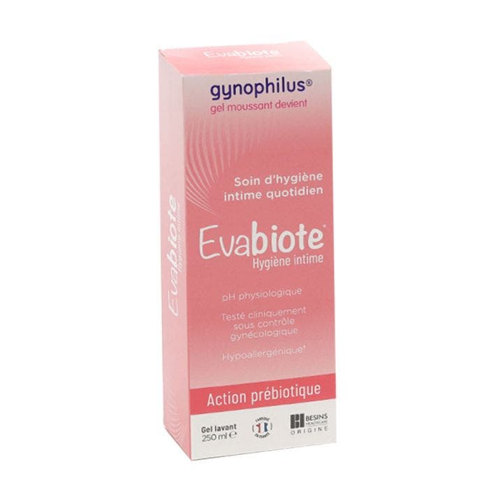Evabiote Hygiène intime gel lavant 250ml Action prébiotique Besins Healthcare