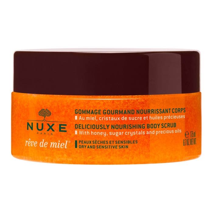 Gommage Gourmand Nourrissant Corps Peaux Seches Et Sensibles 175ml Reve De Miel Nuxe