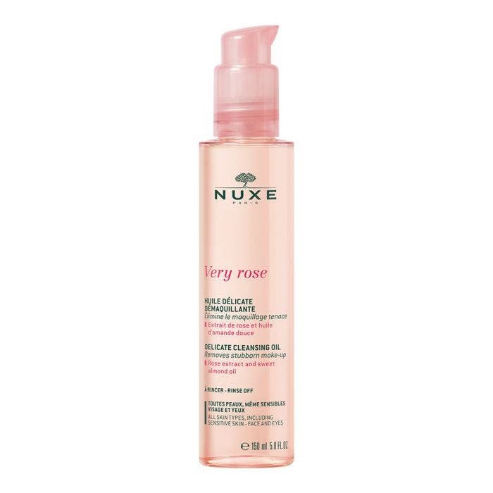 Huile Delicate Demaquillante 150ml Very rose Nuxe