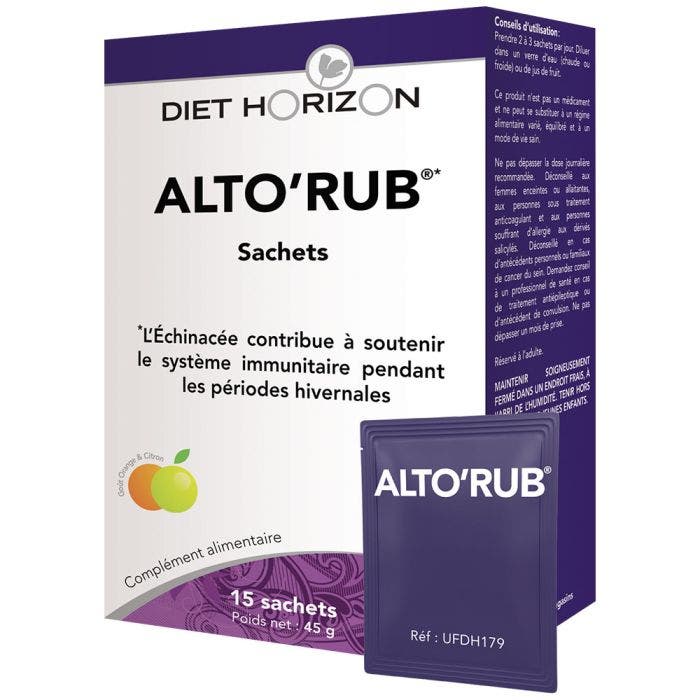 Alto'rub 15 Sachets Diet Horizon