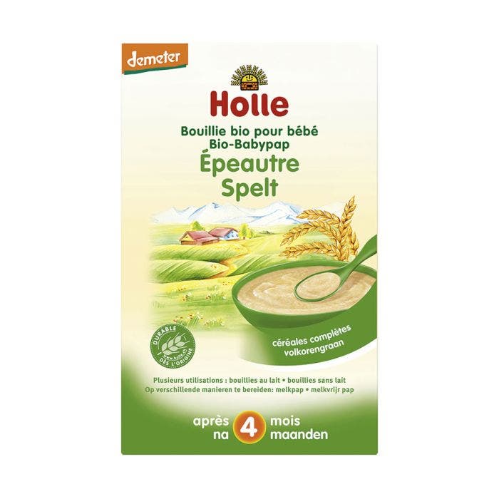 Bouillie Bio Epeautre 250 g Pour bébés Après 4 mois Holle Pural