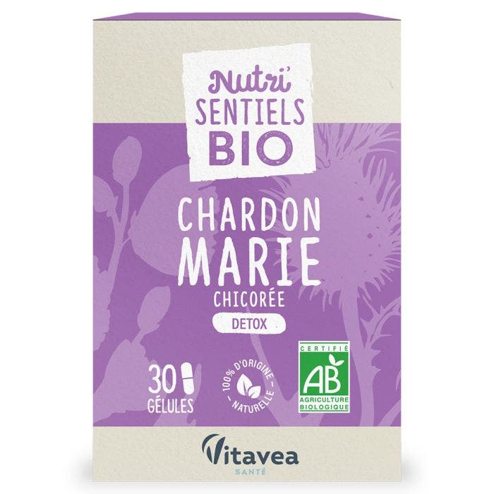 Chardon marie Bio 30 gélules Nutri'sentiels Nutrisante