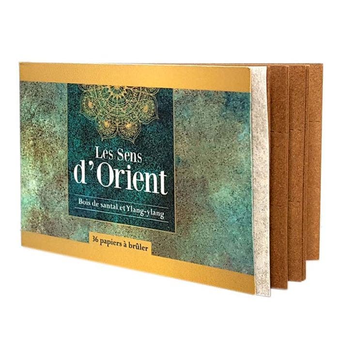 PHARMUP Les Sens d'Orient Carnet Papier Arménie Nag Champa x36 papiers à bruler Pharm'Up