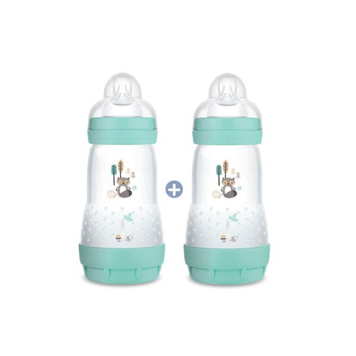 Ensemble de 2 Biberons Anti-Colique 9oz - Bleu