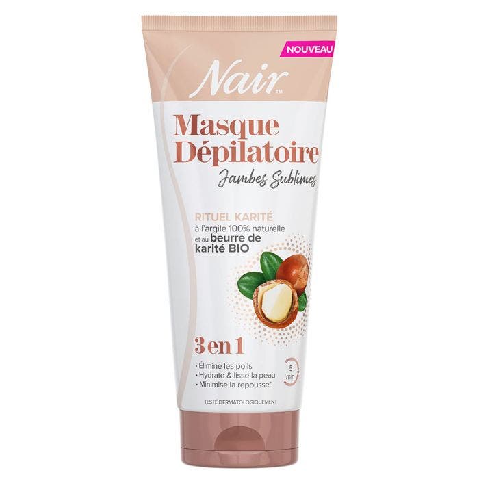Masque dépilatoire Jambes sublimes Rituel Karité 180ml Jambes sublimes Nair