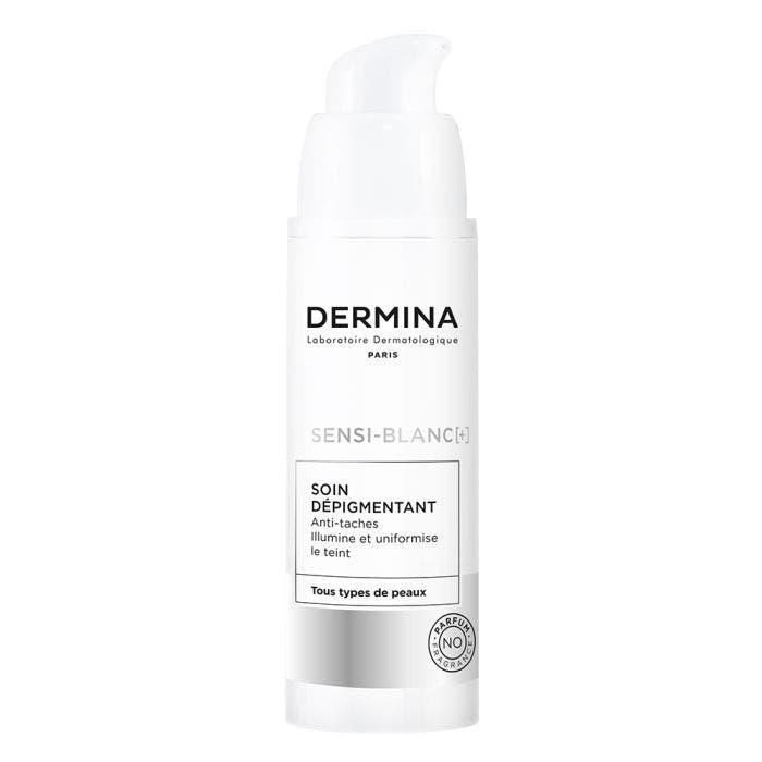 Soin Depigmentant Anti-taches + 30ml Sensi-Blanc Dermina