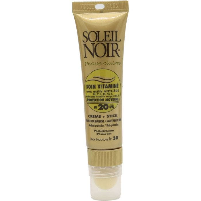 N°41 Combi Soin Vitamine Spf20 Et Stick Spf30 Protection Moyenne 20ml Soleil Noir