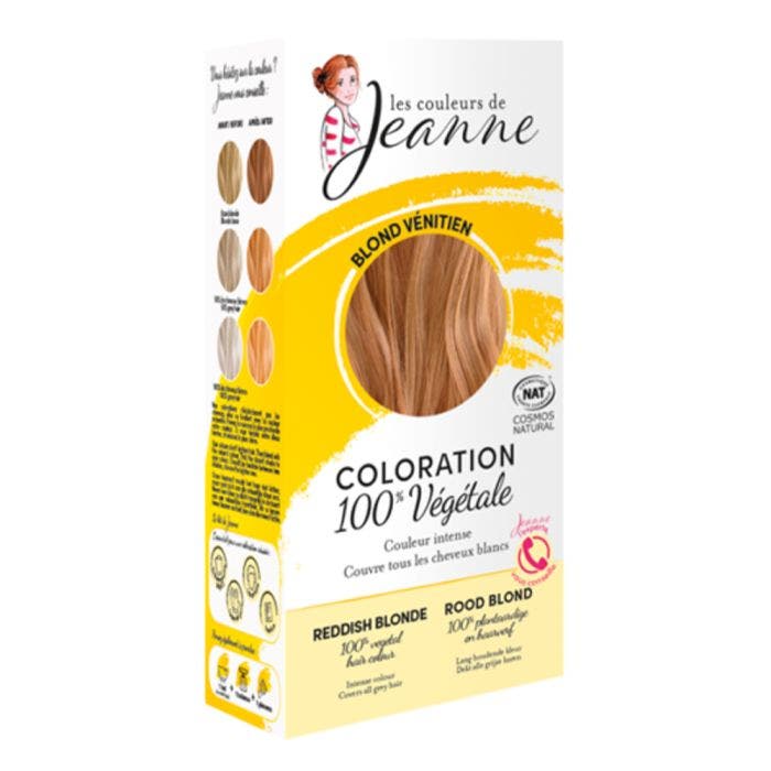 Coloration 100 Vegetale 2x50 G Blond Venitien Les Couleurs De Jeanne Easypara