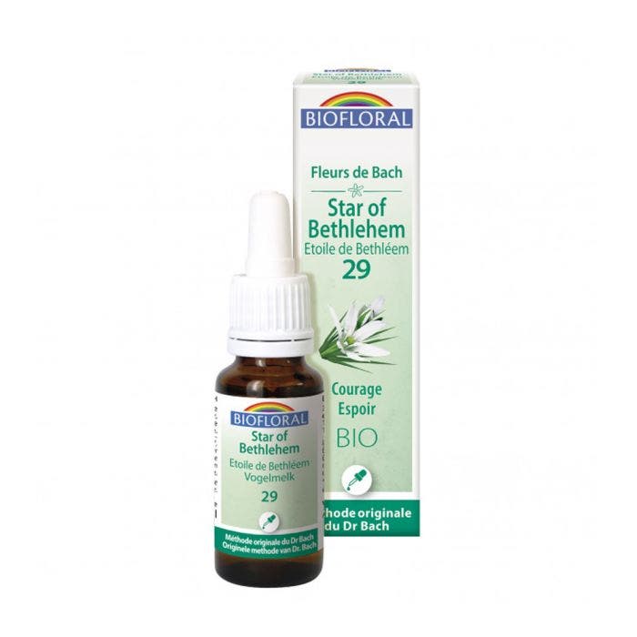 N°29 Etoile De Bethleem Bio Demeter Fleurs De Bach Courage Espoir 25ml Biofloral