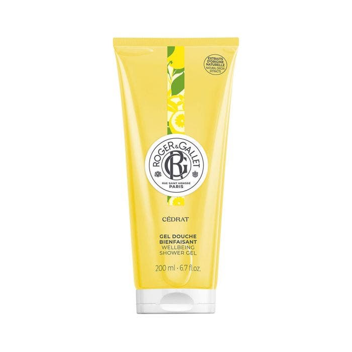 Gel Douche Hydratant Energisant Cedrat 200ml Roger & Gallet