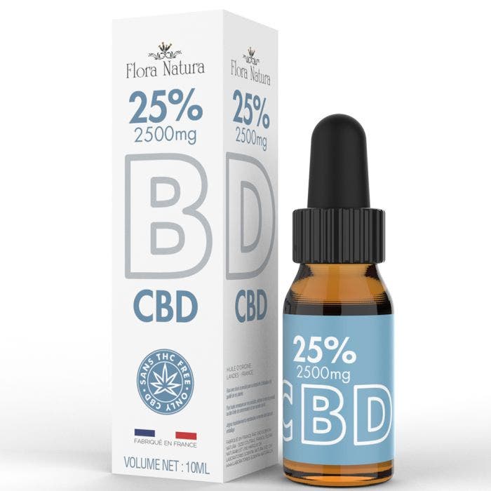 Huile de CBD 25% 10ml Flora Natura