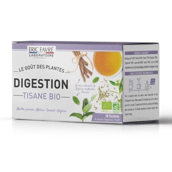 Tisane Digestion Bio 20 sachets Eric Favre