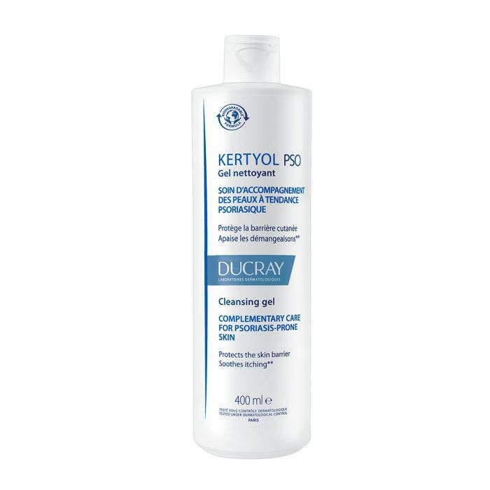 Gel Nettoyant Surgras 400ml Kertyol P.S.O Peaux Psoriasiques Ducray