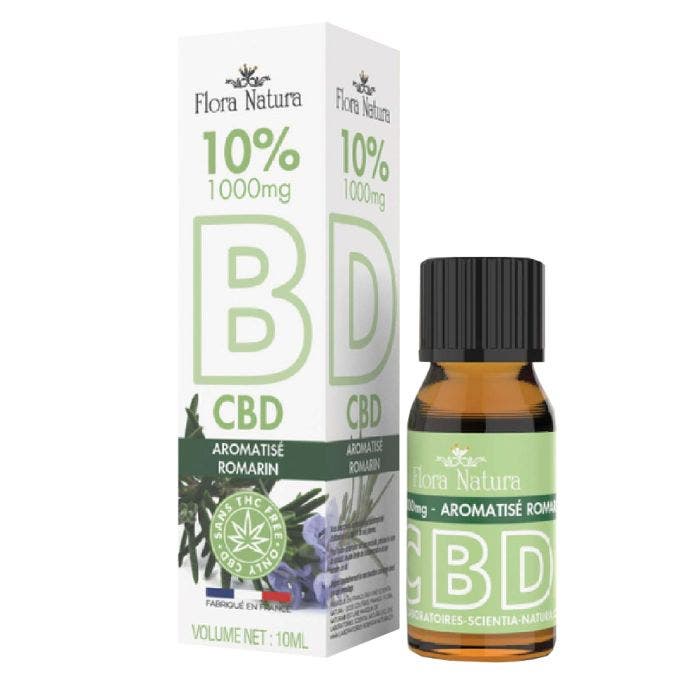 Huile de CBD 10% 10ml Romarin Flora Natura