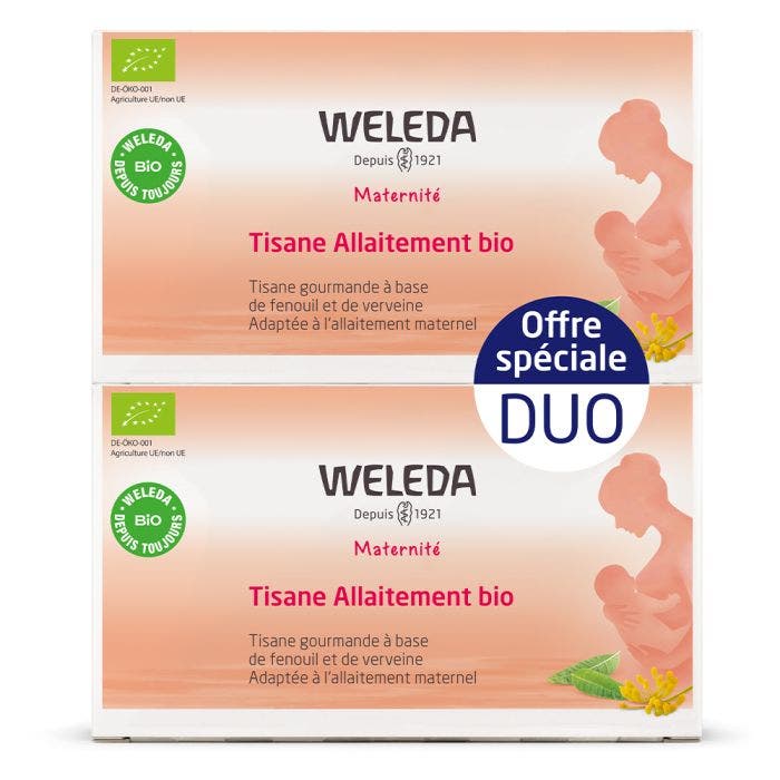 Duo Tisane Allaitement Verveine Bio 2x20 sachets Weleda