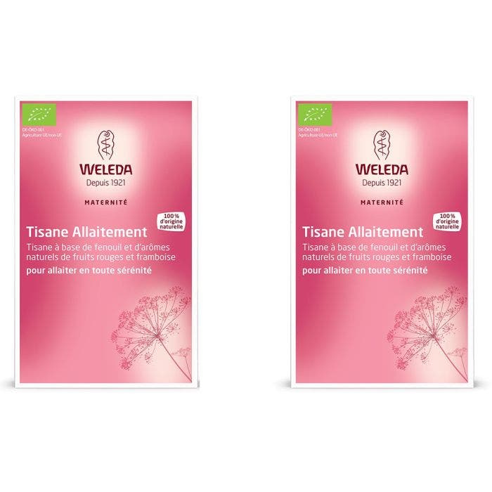 Duo Tisane Allaitement Fruits Rouges 2x20 Sachets Weleda