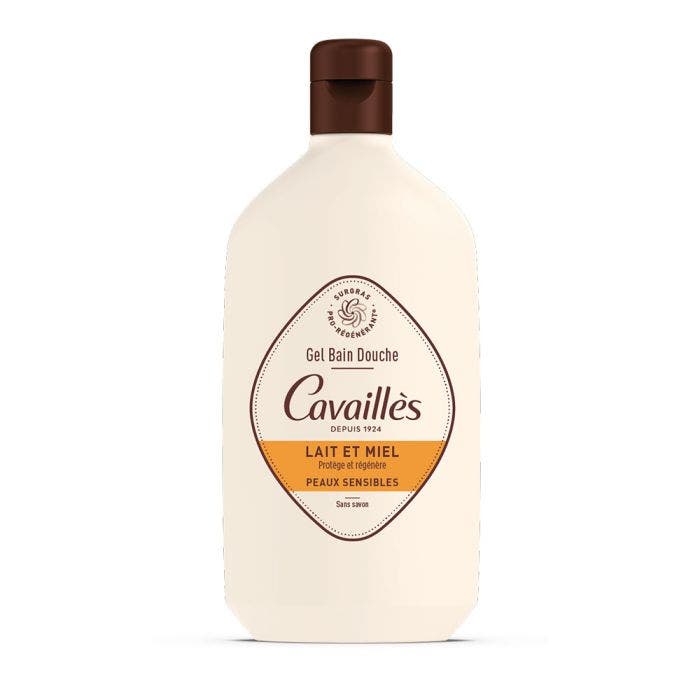 Gel Bain et Douche Lait et Miel 400ml Peaux sensibles Rogé Cavaillès