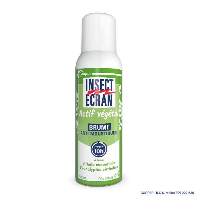 Brume Anti-Moustiques Actif Végétal 100ml Dès 6 Mois Insect Ecran