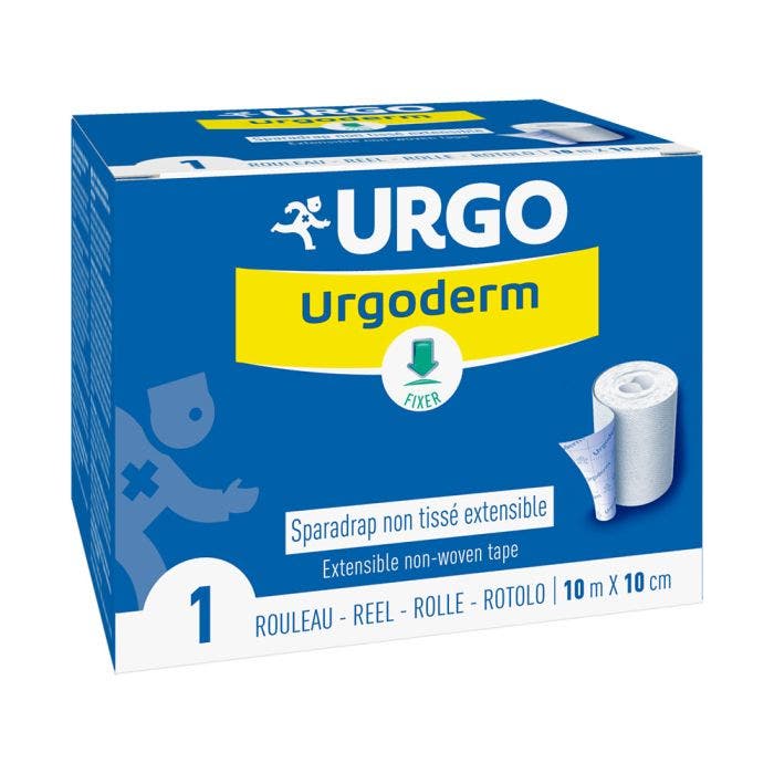Sparadrap URGODERM Non Tissé Extensible 10m x10cm 1 rouleau Urgo