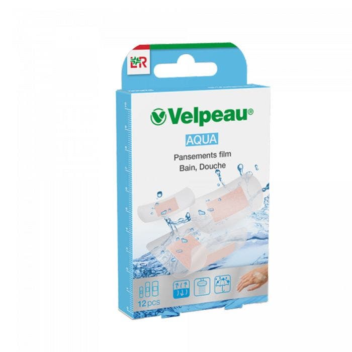 Pansements film bain et douche x12 Velpeau Aqua Lohmann Rauscher