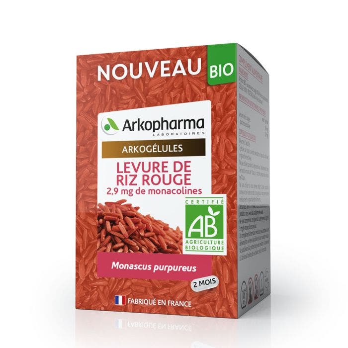 Levure De Riz Rouge 60 gélules Arkogélules Arkopharma