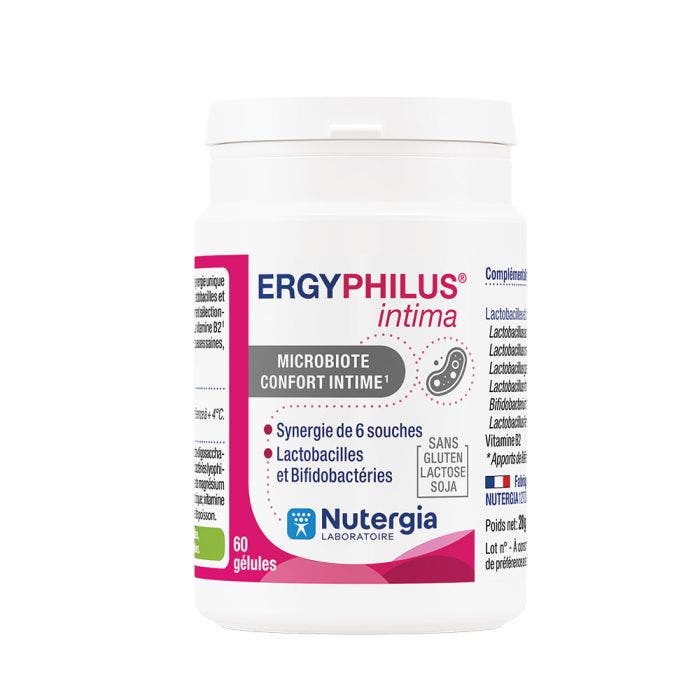 Microbiote Intima 60 Gélules Ergyphilus Nutergia