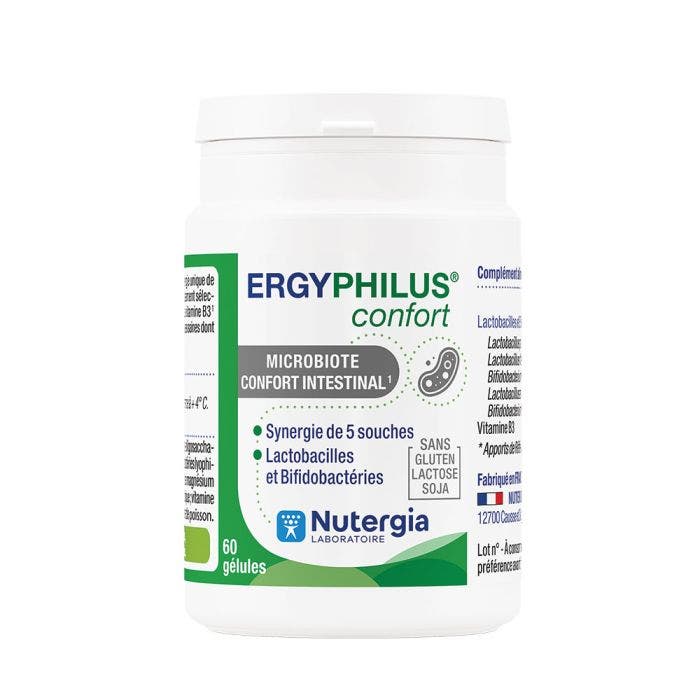 Microbiote Confort 60 Gélules Ergyphilus Nutergia