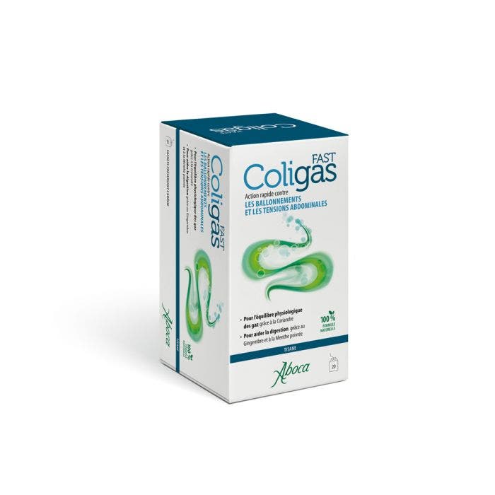 Coligas Fast Tisane 20 sachets Gastro-intestinale Aboca