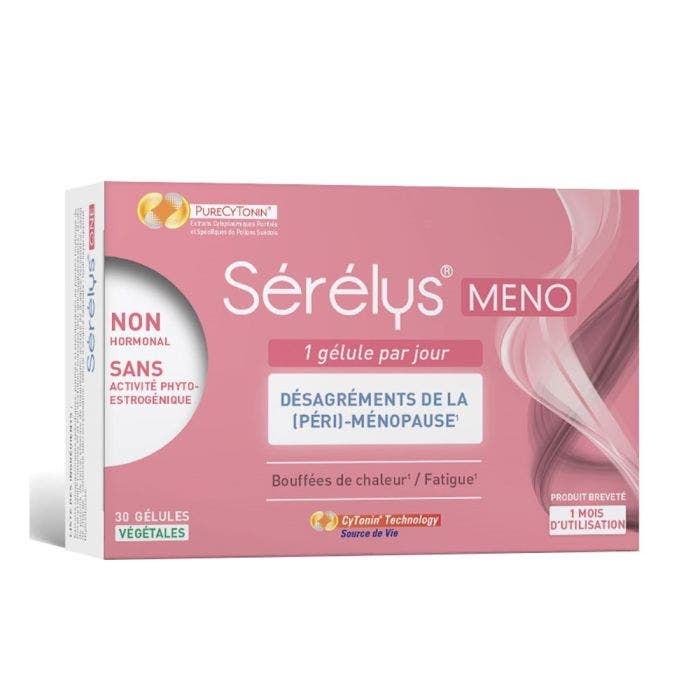 Meno 30 Gélules Désagréments de la Menopause Serelys Pharma