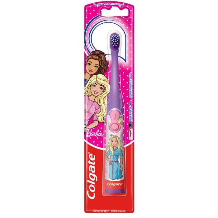Brosse A Dents Enfant Barbie A Piles Colgate